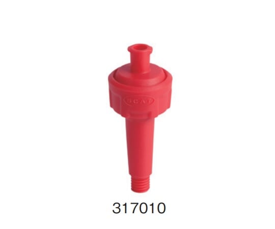 SCAT1-1735-41　安全キャップ（GL45ボトル用）　交換用フィルター付きエアバルブ　1個入 317010