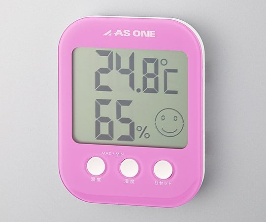 温湿度計 ピンク 英語版校正証明書付 A-230-P