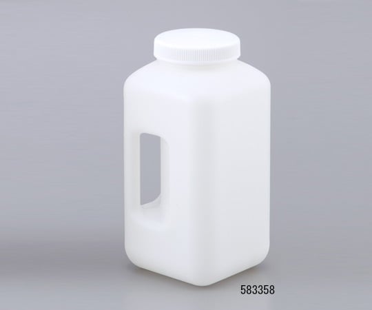 アズワン1-1780-02ハンドル付広口瓶角型HDPE製【1本】(as1-1-1780-02)