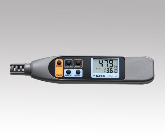 ペンタイプ温湿度計 中国語版校正証明書付 PC-5120