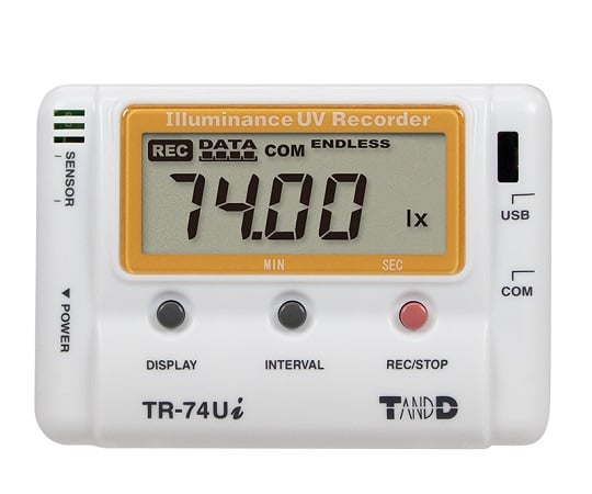 紫外線・照度・温湿度データロガー　TR-74Ui