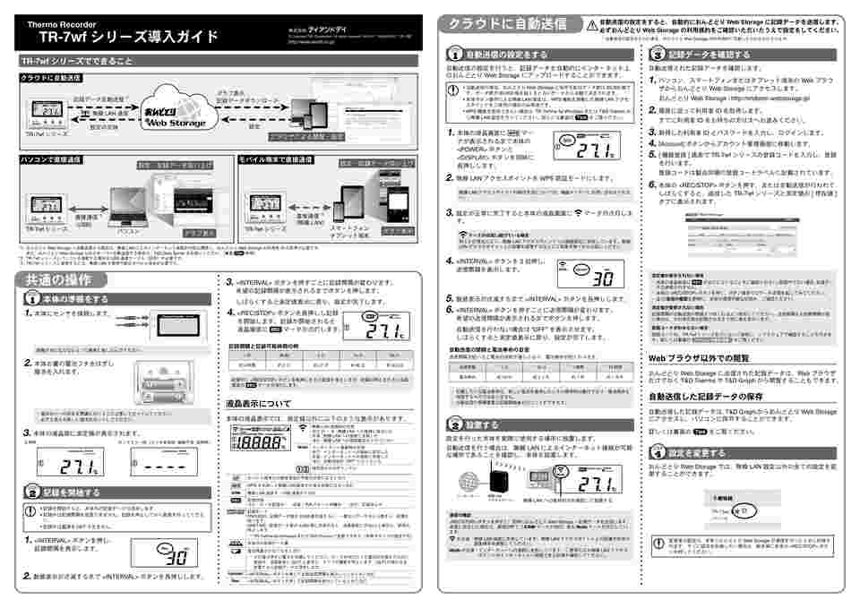 取扱を終了した商品です］おんどとり 温度・湿度データロガー(無線LAN