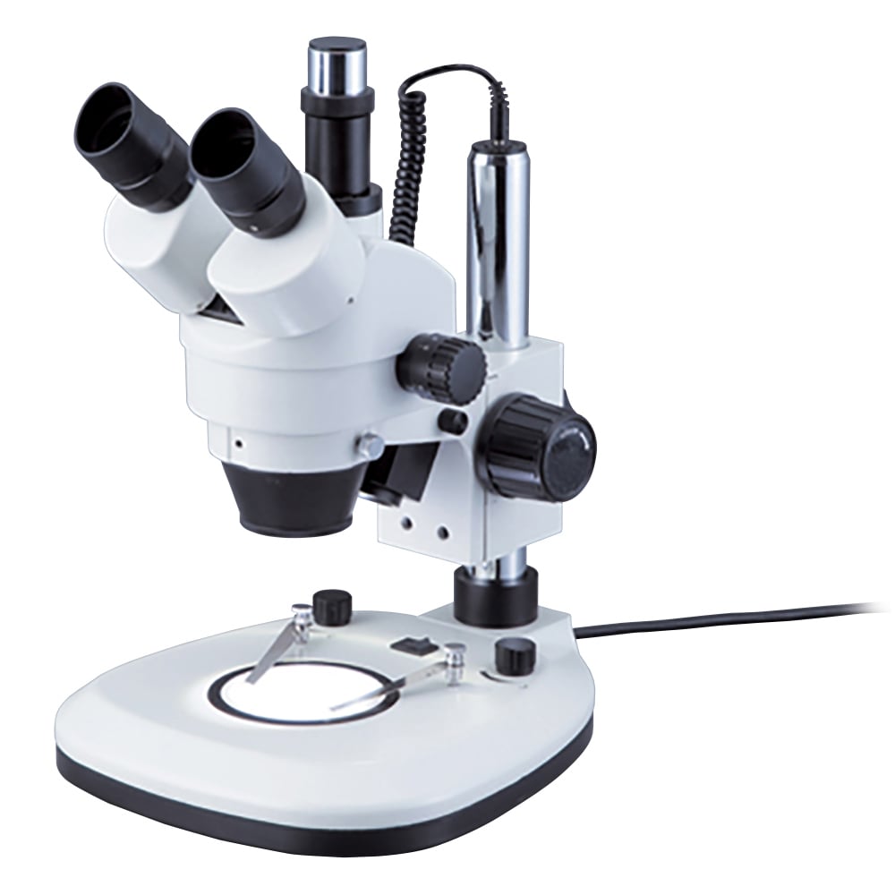 ネット買取 トラスコ(TRUSCO) ズーム実体顕微鏡 三眼 LEDリング照明付 SCOPRO(スコープロ) ZMSR-T1 1点 顕微鏡 
