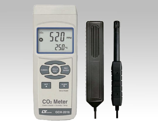 1-1945-01デジタルＣＯ２濃度計ＧＣＨ－２０１８【1台】(as1-1-1945-01)