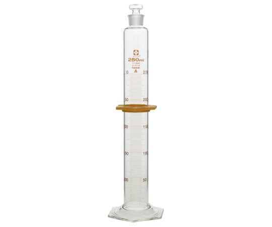 柴田科学1-1960-08有栓メスシリンダーカスタムA250mL【1個】(as1-1-1960-08)