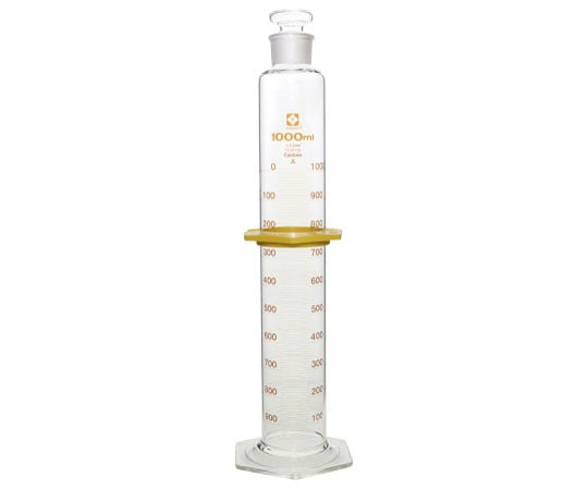 柴田科学1-1960-11有栓メスシリンダーカスタムA1000mL【1個】(as1-1-1960-11)