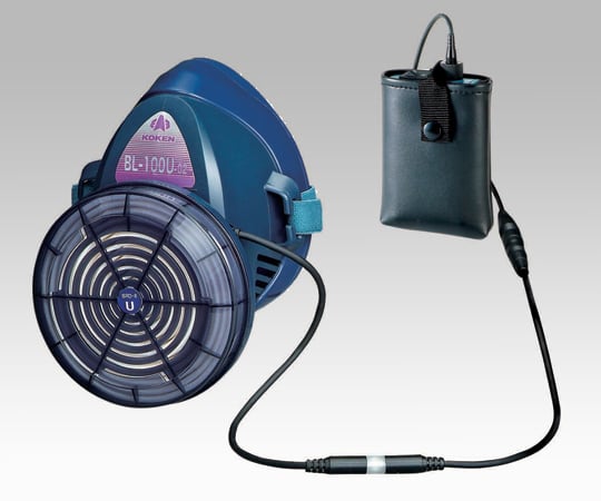電動ファン付き呼吸用保護具　ナノマテリアル対策用　電池・充電器付き　BL-100U-03