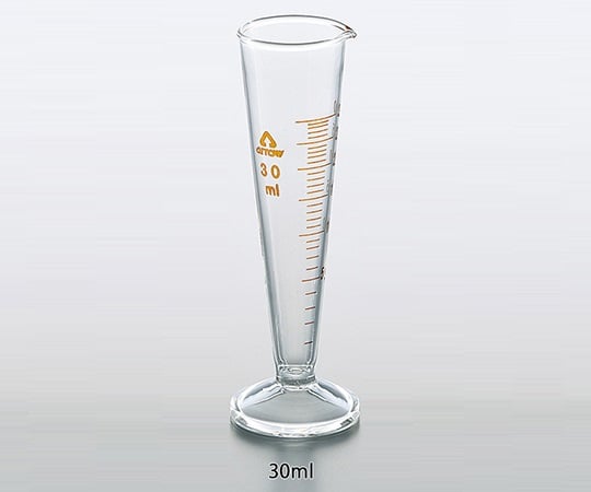 1-2072-04-24 液量計(円錐形・ハイグラス) 50mL JCSS校正付