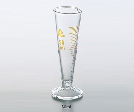【校正対応】1-2072-04液量計(円錐形・ハイグラス)50mL【1個】(as1-1-2072-04)