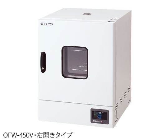 1-2126-25 ETTAS 定温乾燥器（タイマー仕様・強制対流方式） 窓付きタイプ 右扉 OFW-450V-R>