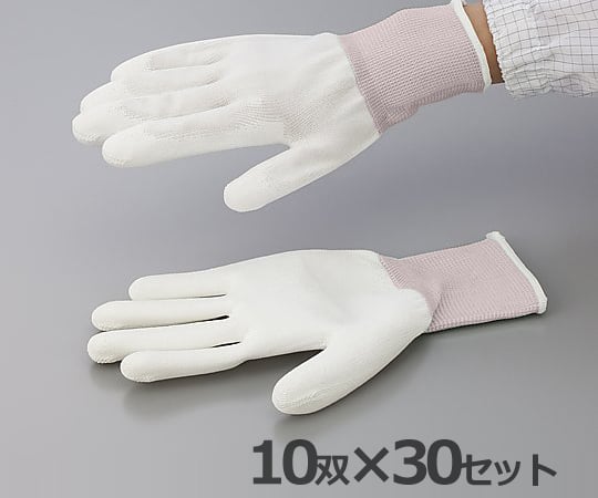 アズピュア PUコート手袋（オーバーロックタイプ） 手の平コート LL 10双×30セット