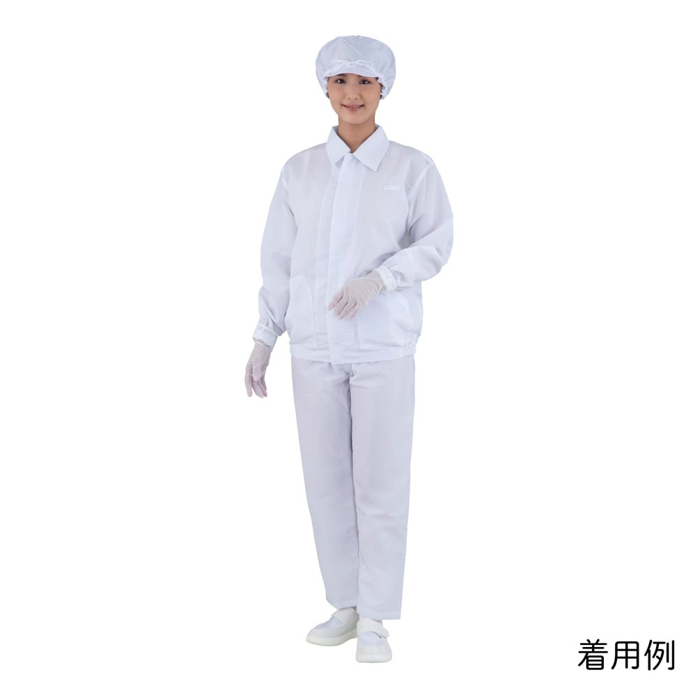 信頼への信頼 1-2282-04 アズピュアCRジャケット アズワン 【AXEL】 TJW 3L 白 研究用衣類・小物