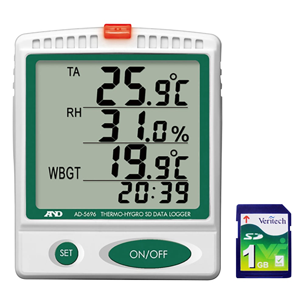 全てのアイテム AD エーアンドディ 環境温湿度計 AD-5686 熱中症指数計 温度計 湿度計 WBGT値