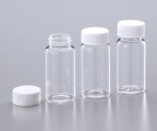 ThermoFisherScientific1-2502-02ガラスシンチレーションバイアル(20mL)キャップ付き包装PPキャップ/パルプ・アルミニウムライナー【1箱(100個×5箱入)】(as1-1-2502-02)