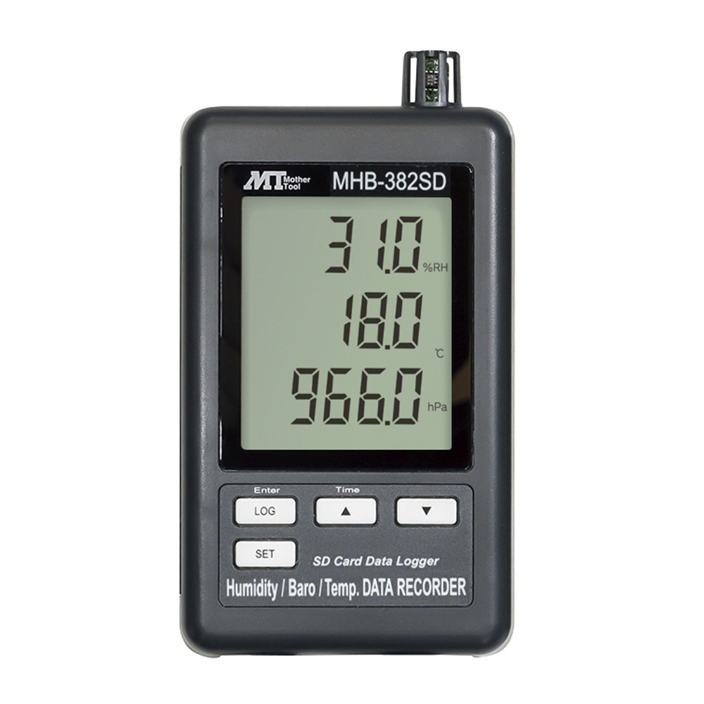 1-2517-02 データロガデジタル MHB-382SD(温度・相対湿度・大気圧計