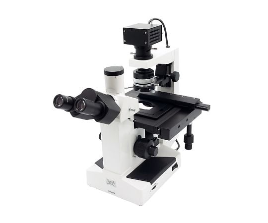 倒立位相差生物顕微鏡　三眼　TBI