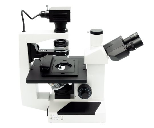 1-2537-21 倒立位相差生物顕微鏡 三眼 TBI