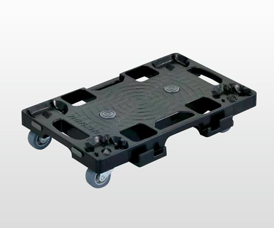 ナンシン1-2913-11樹脂連結平台車ブラック【1個】(as1-1-2913-11)
