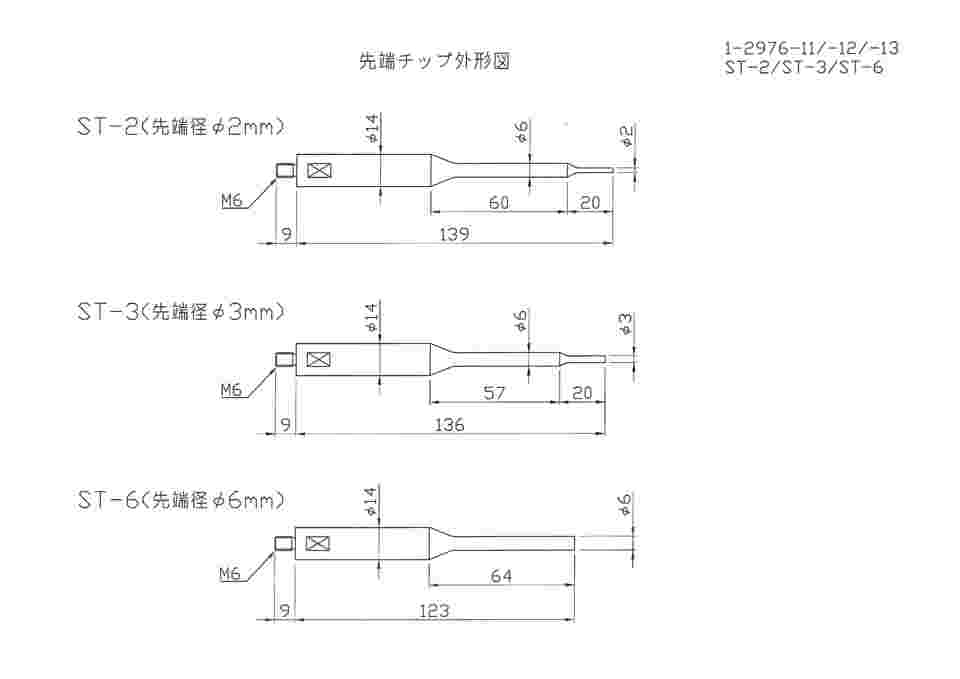 1-2976-11 ビオラモ超音波ホモジナイザー φ2mmチップ ST-2 【AXEL