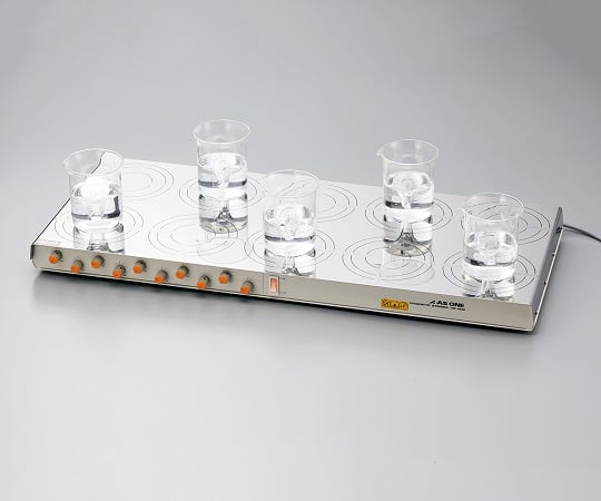 アズワン1-3099-01１０連式マグネチックスターラーＨＳ４００【1台】(as1-1-3099-01)