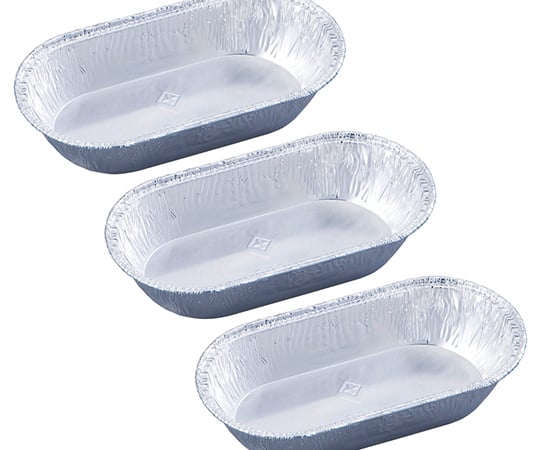 1-3183-12アルミトレー角型Ｓ－２１００入127×64mm【1箱(100枚入)】(as1-1-3183-12)