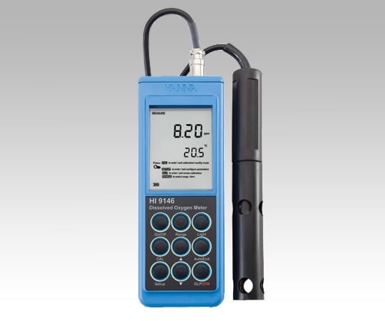 【校正対応】ハンナインスツルメンツ1-3228-02溶存酸素計（日常防水型）HI9146-10N【1個】(as1-1-3228-02)