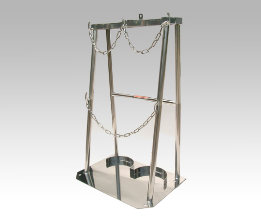 1-3270-12クリーンルーム用ボンベスタンド　1500L×2本用