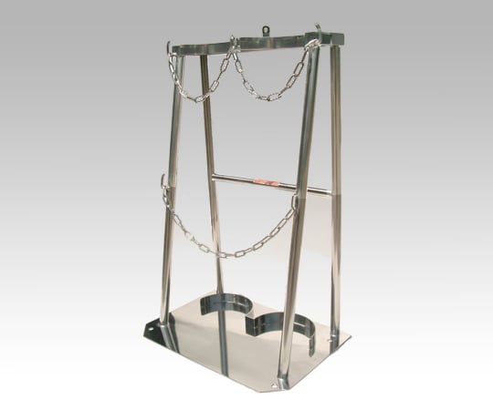 1-3270-14クリーンルーム用ボンベスタンド　7000L×2本用