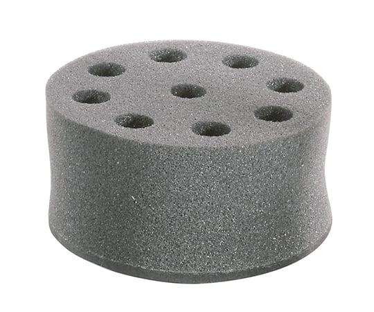 DLAB1-337-13ボルテックスミキサー（フロントラボ）φ１６用チューブアダプター８穴【1個】(as1-1-337-13)