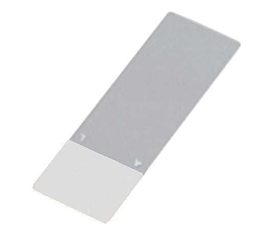 アズラボ　カラーフロストスライドガラス（縁研磨）　ホワイト　50枚入