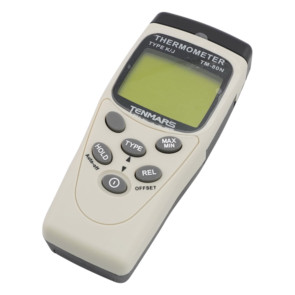 デジタル温度計 1ch 特急校正証明書付 TM-80N（TP-03センサ校正付）