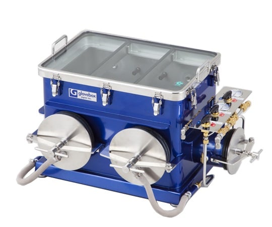 【特大】1-3475-01真空型グローブボックスＡＺＧＢＶ０５０【1台】(as1-1-3475-01)