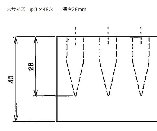 1-349-03 クールブロックバス用 マイクロチューブ専用アルミブロック
