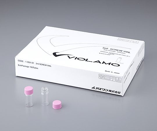 ビオラモ(アズワン)1-3502-04ビオラモねじ口バイアル全量目盛線付き２０ｍＬ５０本入【1箱(50本入)】(as1-1-3502-04)