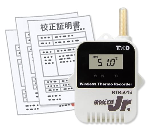 ワイヤレスデータロガー 温度1ch（内蔵） おんどとりRTR500Bシリーズ 子機 英語版校正証明書付 RTR501B