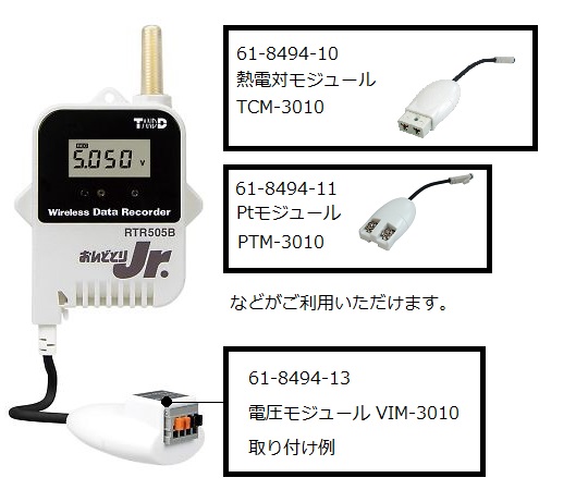 ワイヤレスデータロガー　1ch　おんどとりRTR500Bシリーズ　子機　RTR-505BL