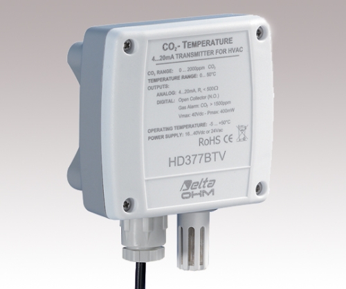 1-3557-02 CO2トランスミッタ （温度測定可） HD377BTV