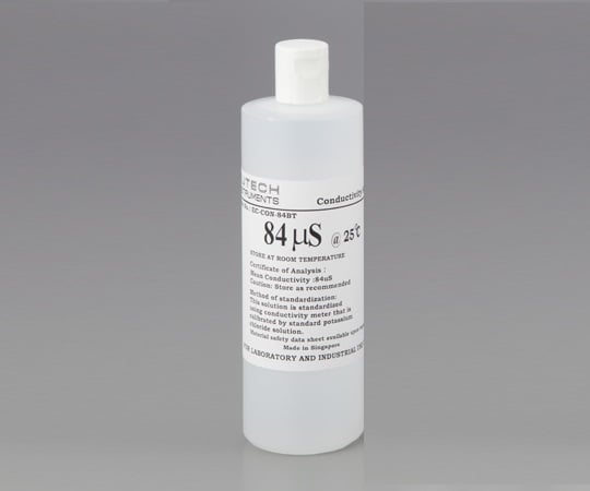 EUTECH1-3703-01ラコムテスター導電率計用校正液８４μＳ／ｃｍ４８０ｍＬボトル【1本】(as1-1-3703-01)