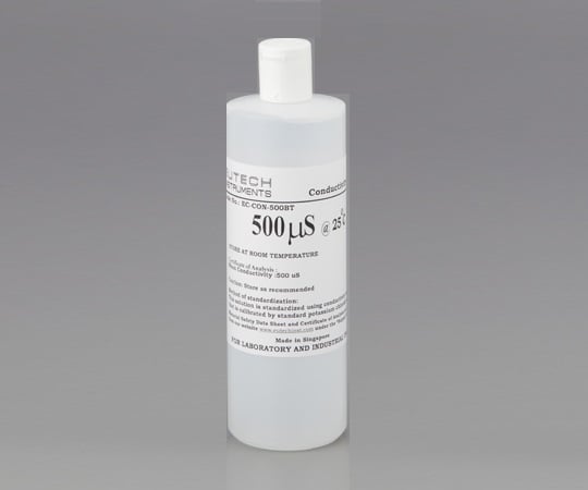 EUTECH1-3703-03ラコムテスター導電率計用校正液５００μＳ／ｃｍ４８０ｍＬボトル【1本】(as1-1-3703-03)