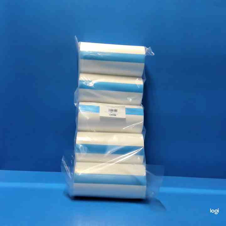 1-3930-72 アズピュアエンボス付粘着ロール PEフィルムタイプ 5本 CSR