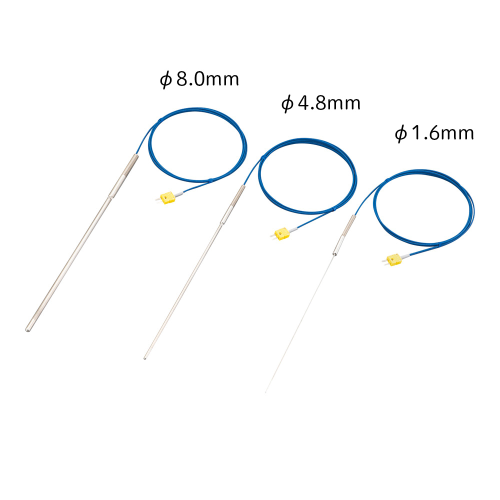 1-3950-02 Kシース熱電対 (高温度・インコネル(R)タイプ) 0～700℃ φ1.6mm 500mm 【AXEL】 アズワン