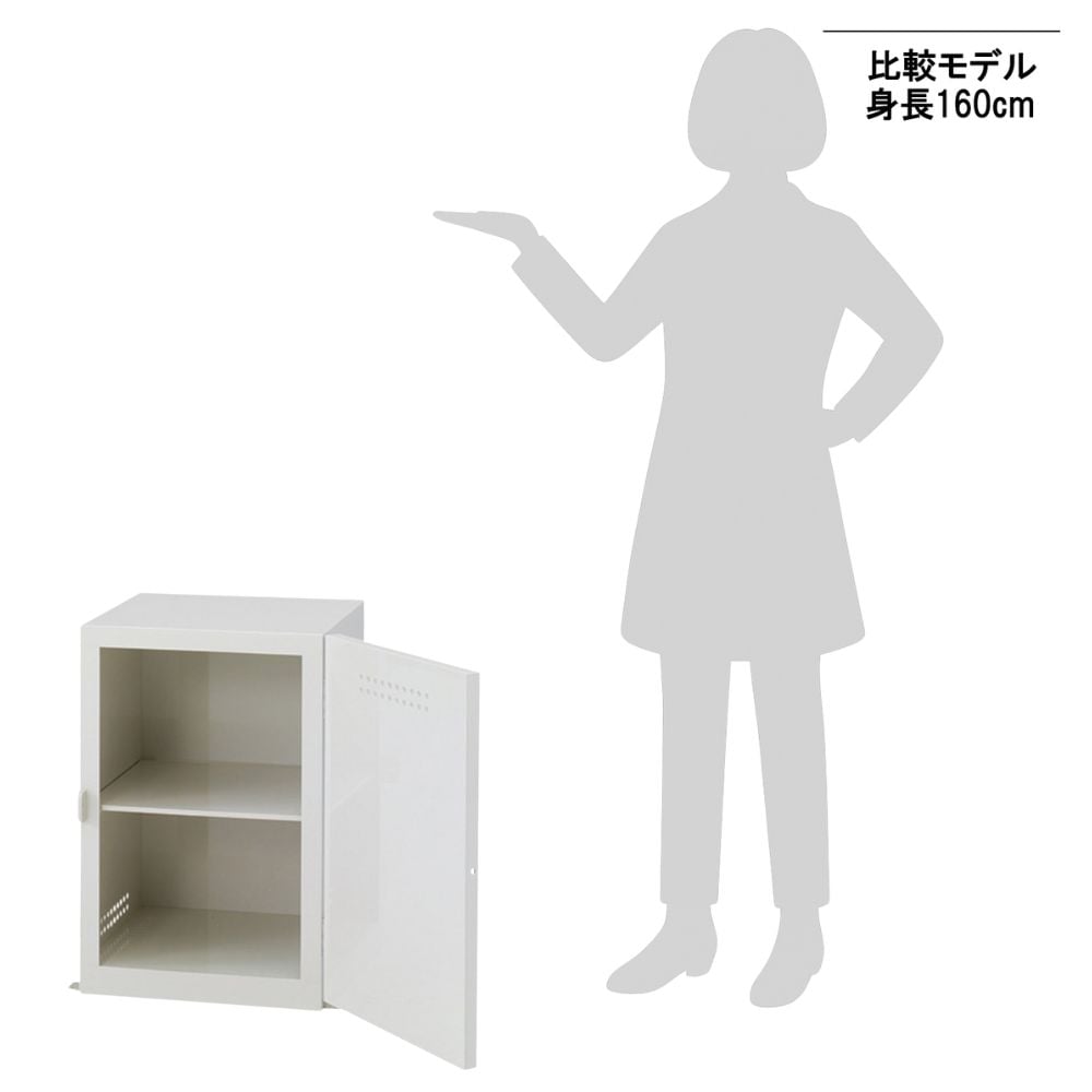 1-4015-01 PVC薬品庫 400×400×600mm UT-YK01 【AXEL】 アズワン