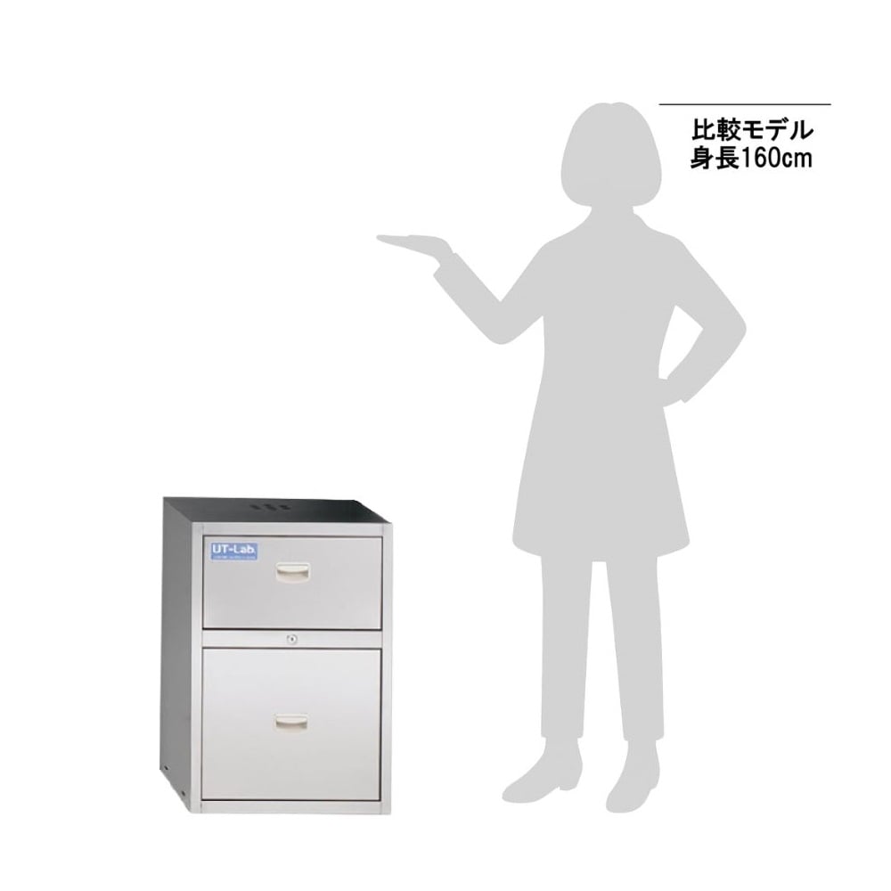 1-4086-01 薬品保管ユニット(UT-Lab.) 450×500×650mm WG-UT 【AXEL