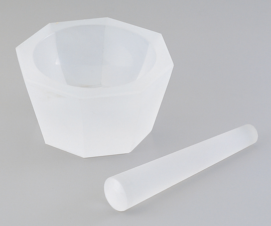 石英ガラス製 乳鉢 φ55×φ70×25mm 乳棒付き
