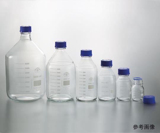 1-432-23 ネジ口メディウム瓶 500mL 滅菌済 2070 M/500 【AXEL