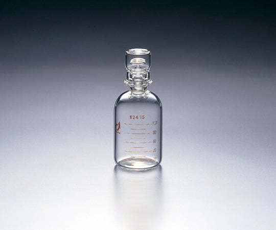 1-4359-02 保存容器 透明摺 100mL 0710-05-11