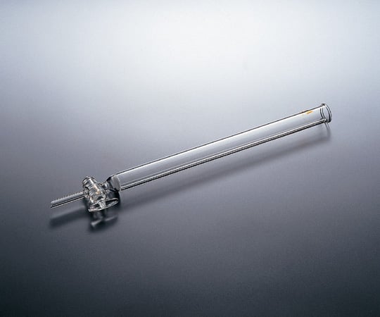 クライミング1-4364-01クロマトグラフ管ガラスφ２０ｍｍフィルター付き【1本】(as1-1-4364-01)