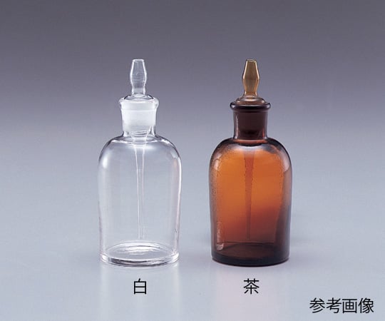 ［取扱停止］スポイト瓶（ゴム無）　茶　60mL