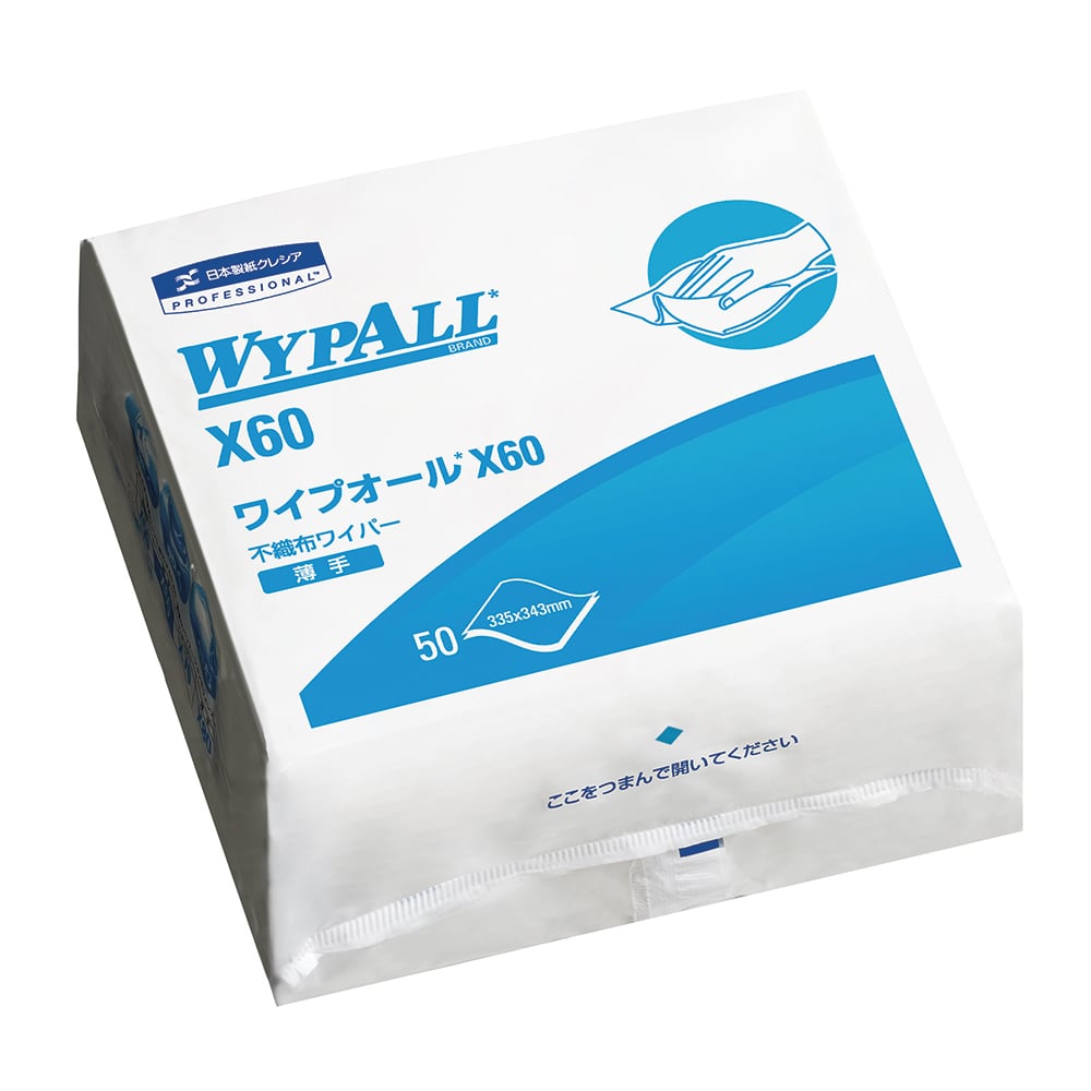 限定モデル 日本製紙クレシア キムテクピュアＷ４クルー １００枚×５ 7-096-01