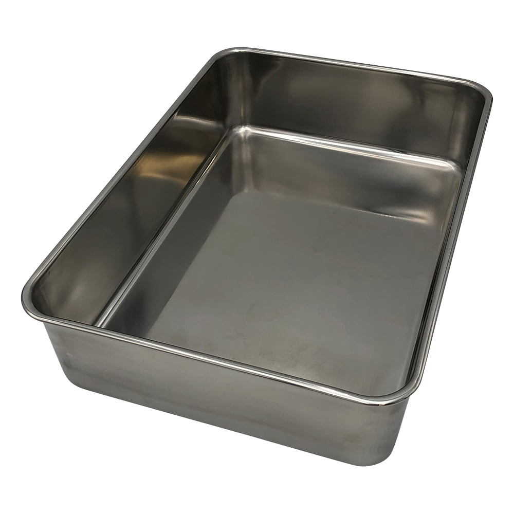 1-4529-14 Deep Type Stainless Steel Tray Set Size 404 x 285 x 95mm 10 【AXEL  GLOBAL】ASONE